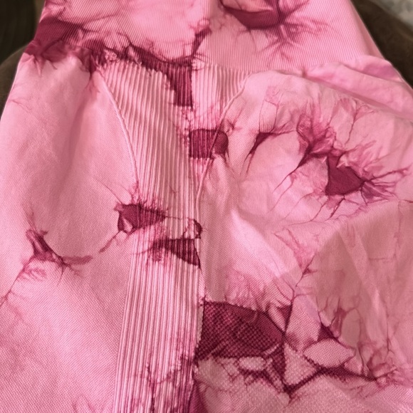 Tie Dye‎ Seamless Leggings  High Waist Yoga Scrunch Butt Lifting Elastic - Picture 15 of 15